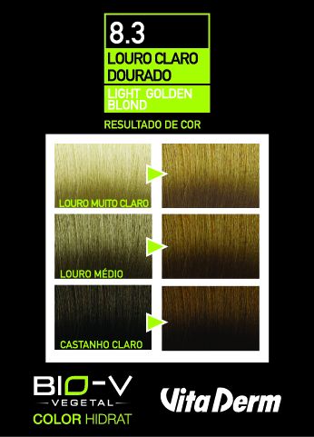 Coloração Color Hidrat Louro Claro Dourado 8.3